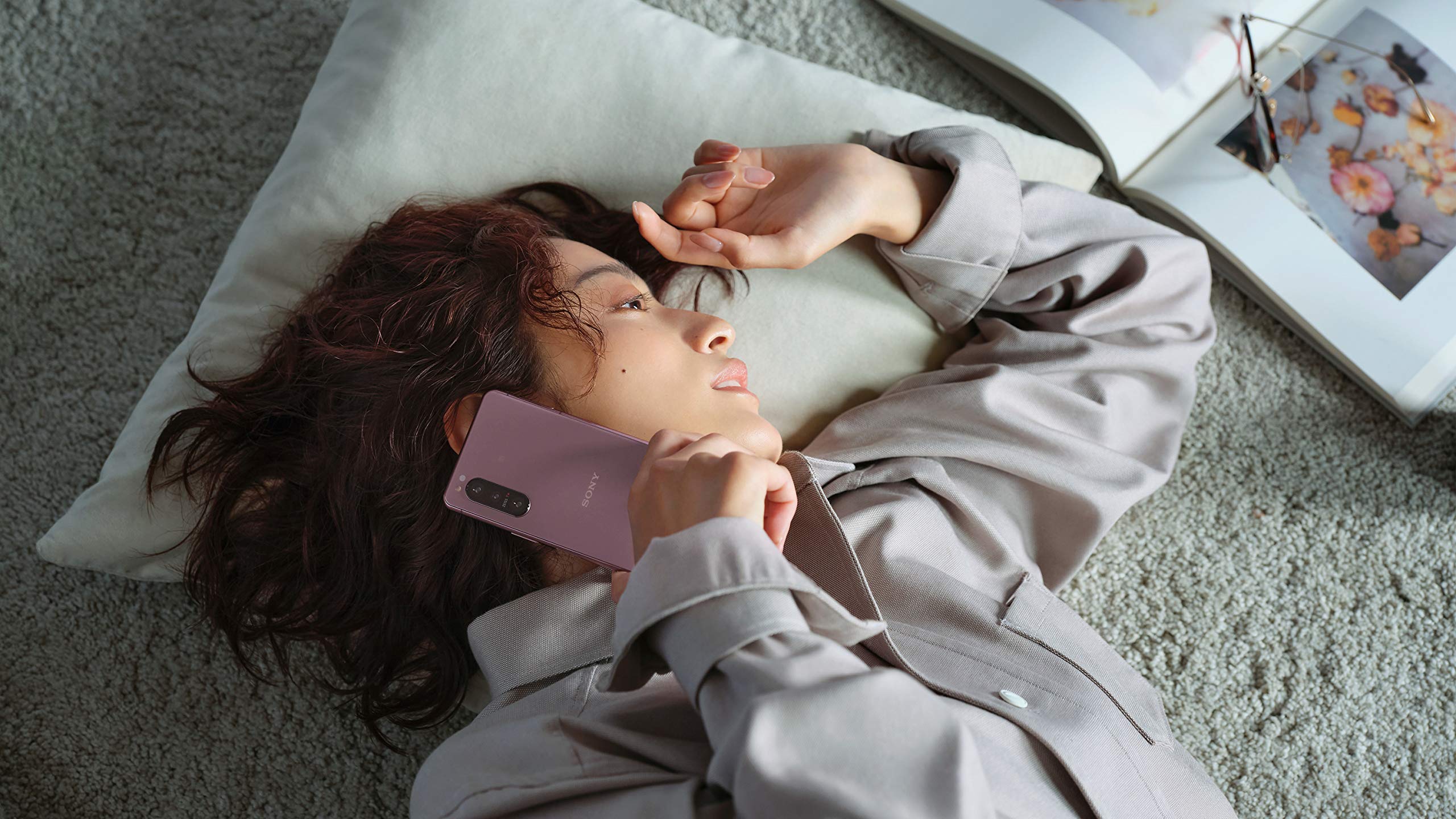 Sony Xperia 5 II 5G Smartphone Rosa, Tripla fotocamera, 128 GB di memoria