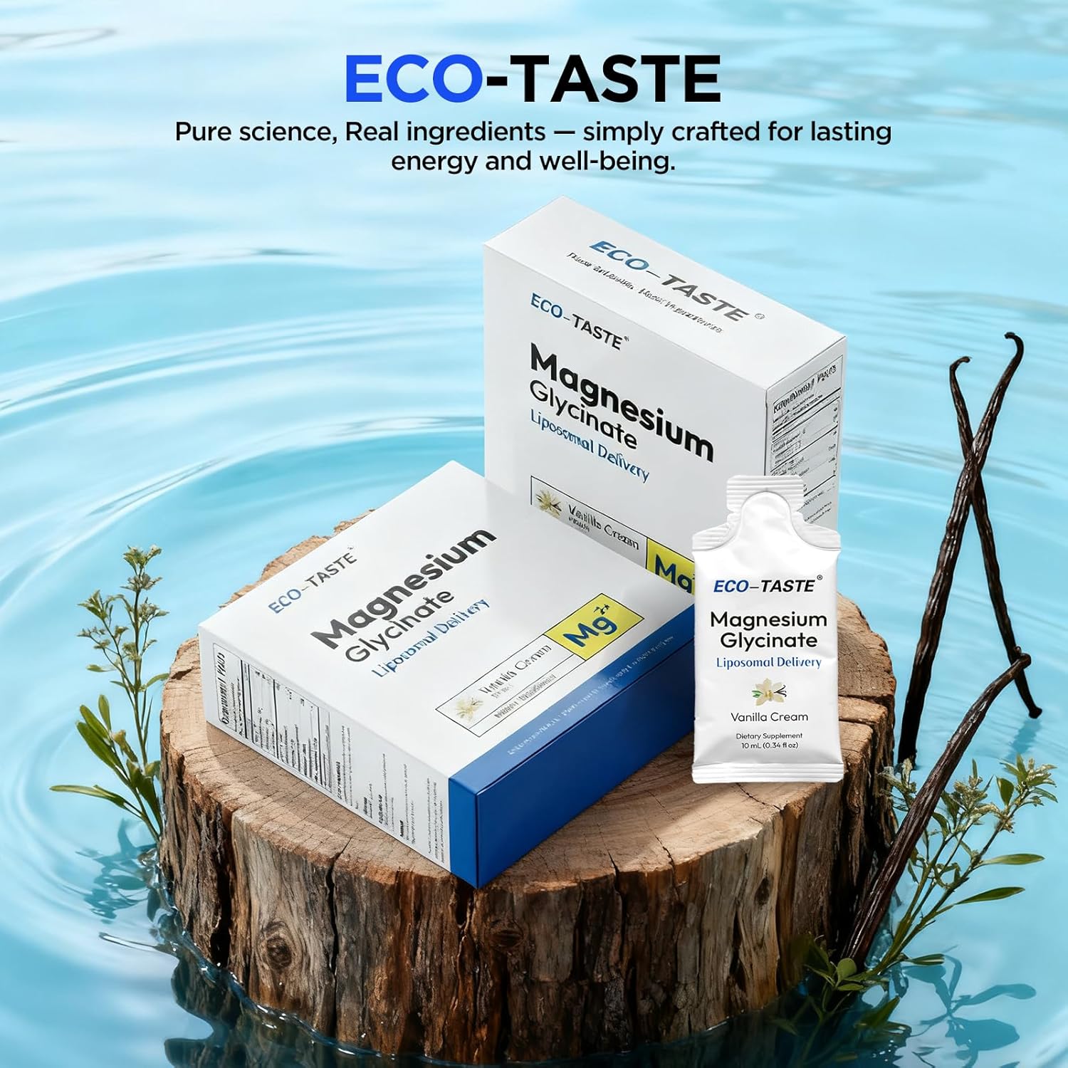 Magnesium Glycinate - High Absorption, Liposomal Fast-Acting Liquid Magnesium for Brain Health, Sleep and Cognitive, 10 mL x 15 Pouches - Image 7