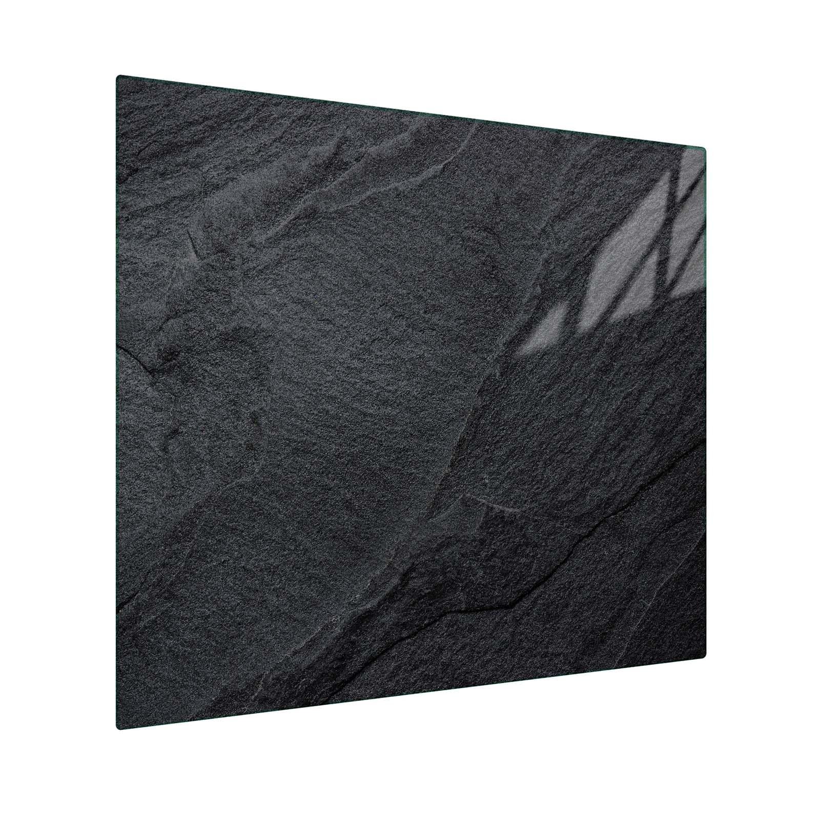 SFArt Protège-plaque 60x52 – Planche à découper en verre trempé 1 pièce – Induction & Vitrocéramique Obsidian