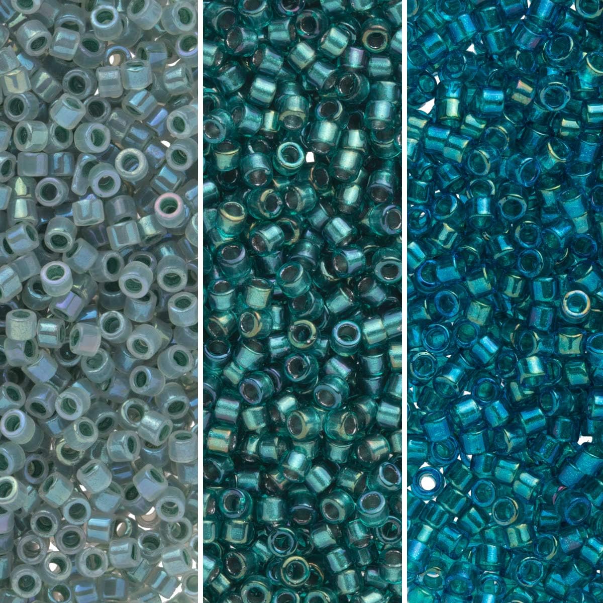 Amazon.com : Miyuki Delica Seed Beads Bundle: Size 11/0, Earth Picasson ...