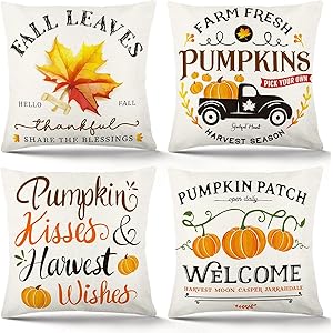 fall pillow covers amazon
