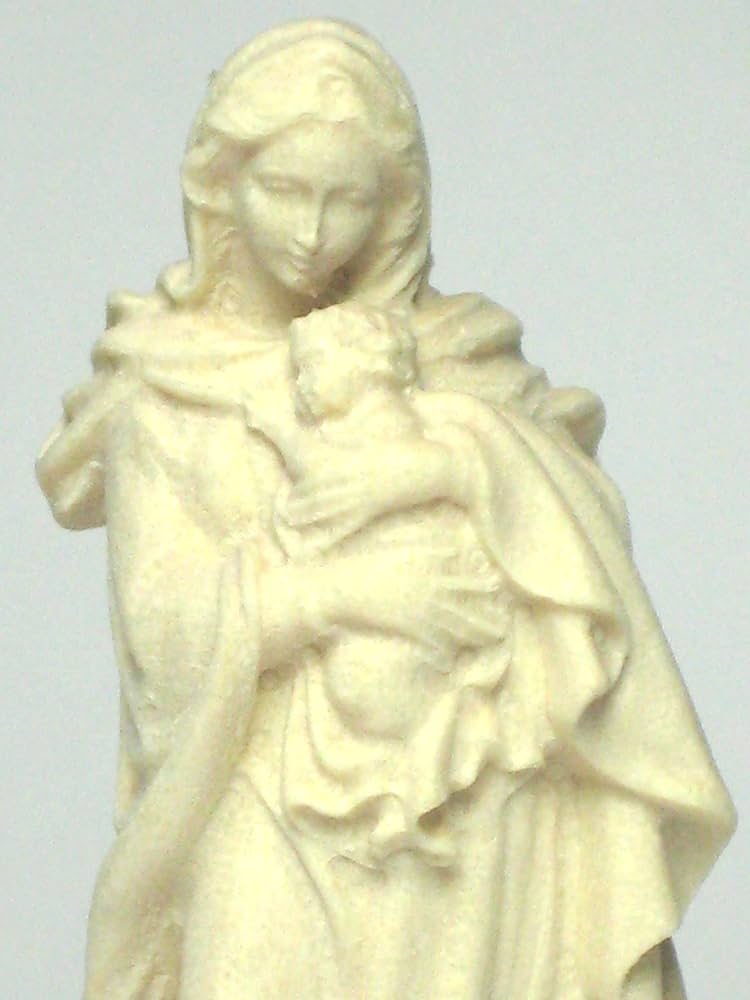信者さん向け本物のマリアさまマリア像マリア様15cm木彫りイタリア製
