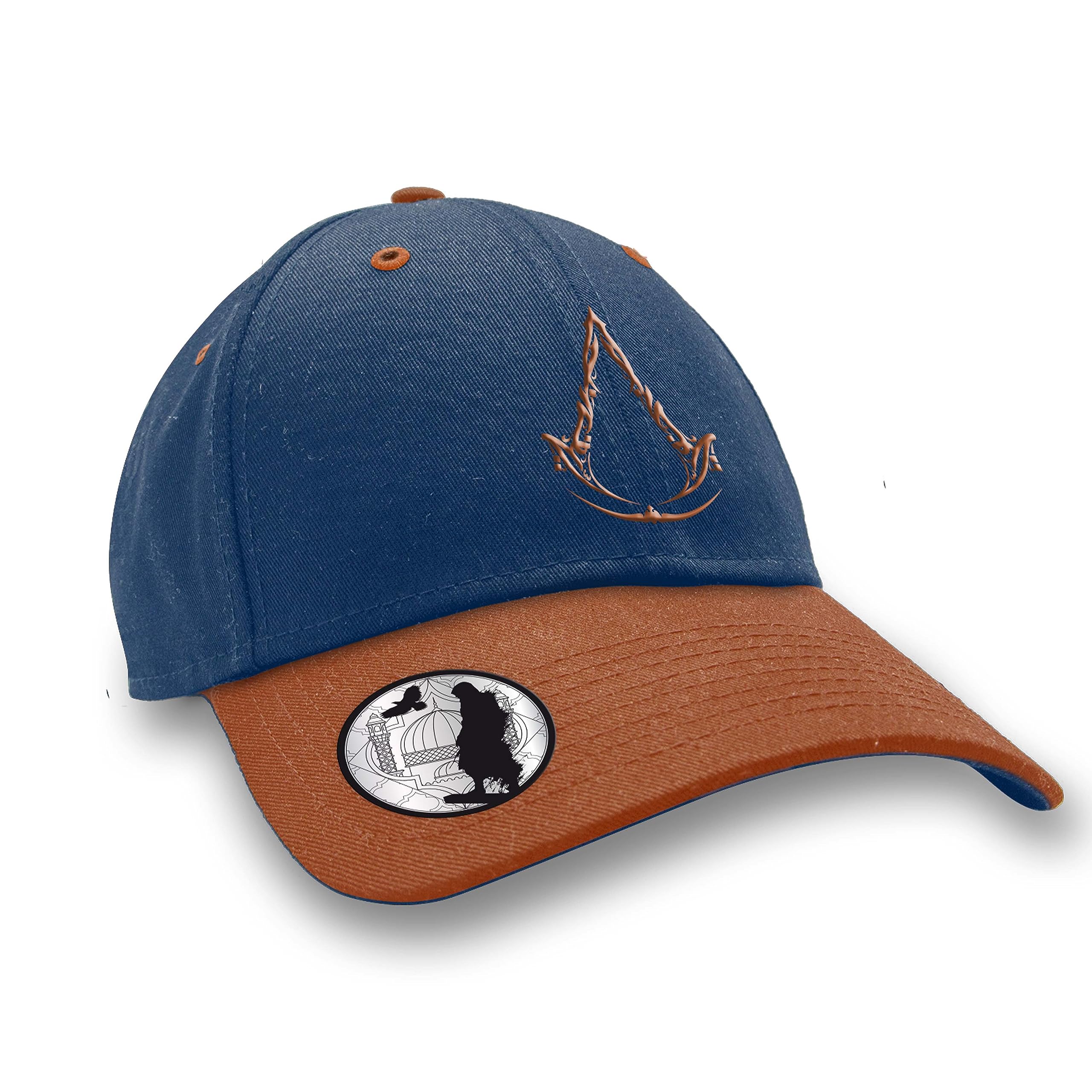 Abystyle Unisex Blue - Assassin's Creed Cap & Orange Crest Mirage, One Size