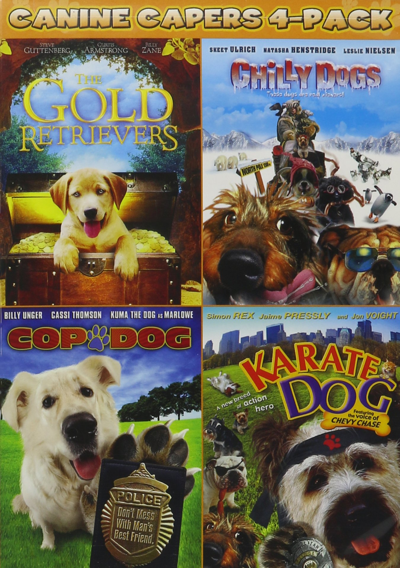 Canine Capers películas en DVD para tardes de cine familiar con niños y mascotas en casa