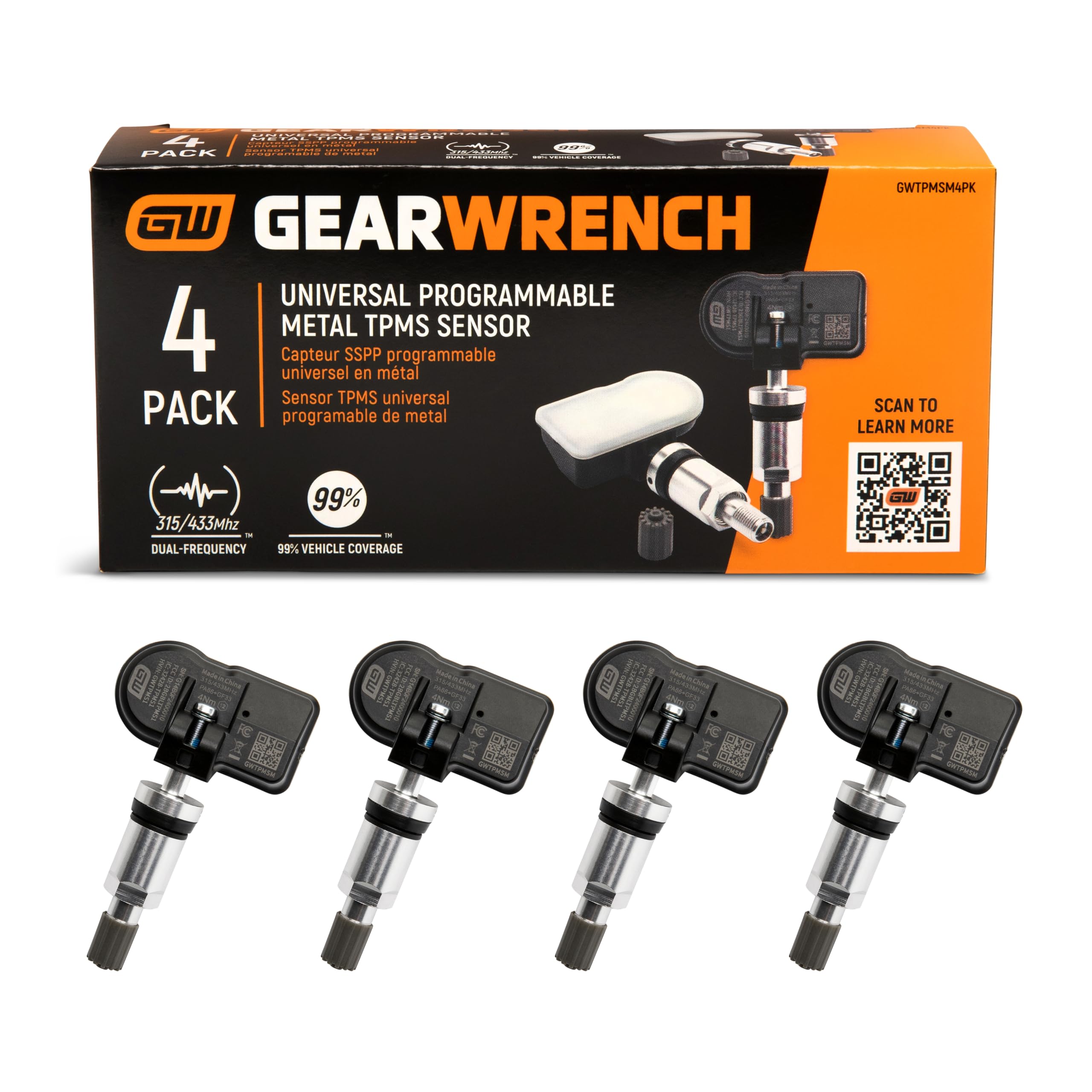 GEARWRENCH Universal Programmable Metal TPMS Sensor