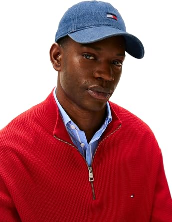 Tommy Hilfiger Men's Cotton Ardin Adjustable Baseball Cap