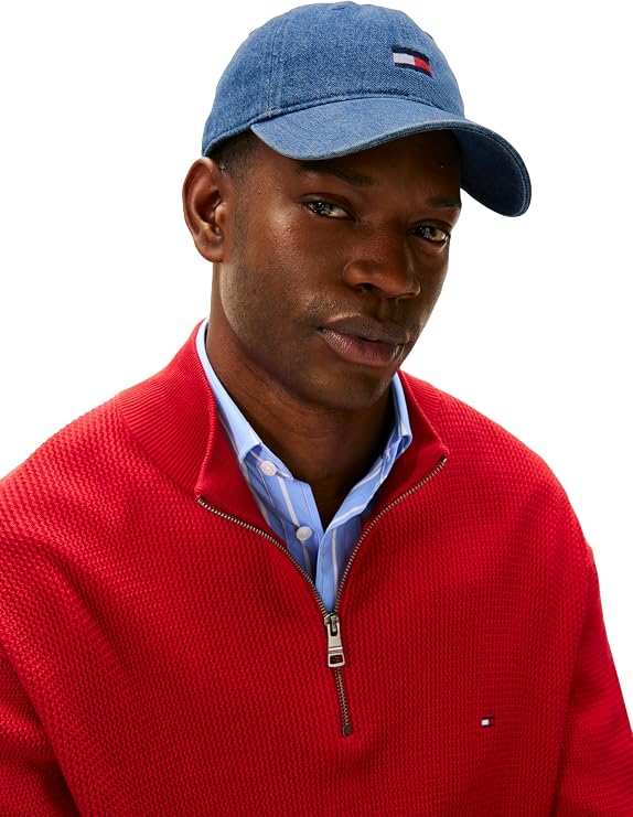 Tommy Hilfiger Men's Cotton Ardin Adjustable Baseball Cap