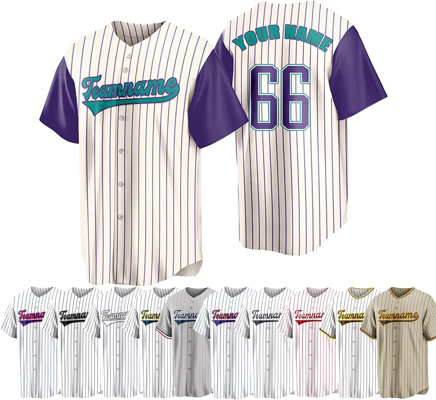 Custom Baseball Jersey Printed Stitched Names Numbers Logo Personalized Baseball Jersey for Men Women Youth Sports Fans