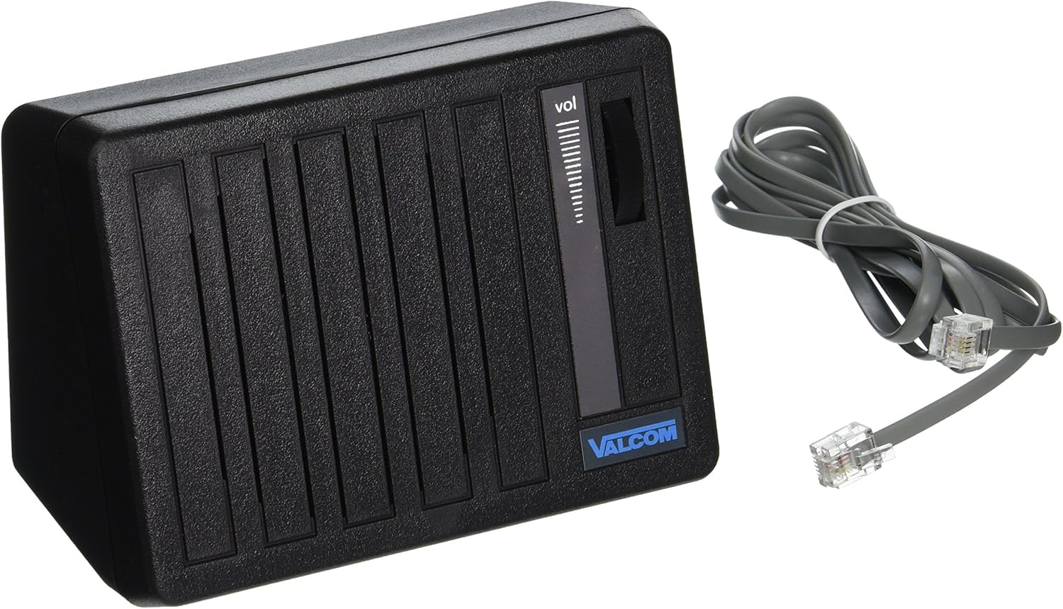 Valcom V-763-BK One Way Desktop and Wall Speaker, Black