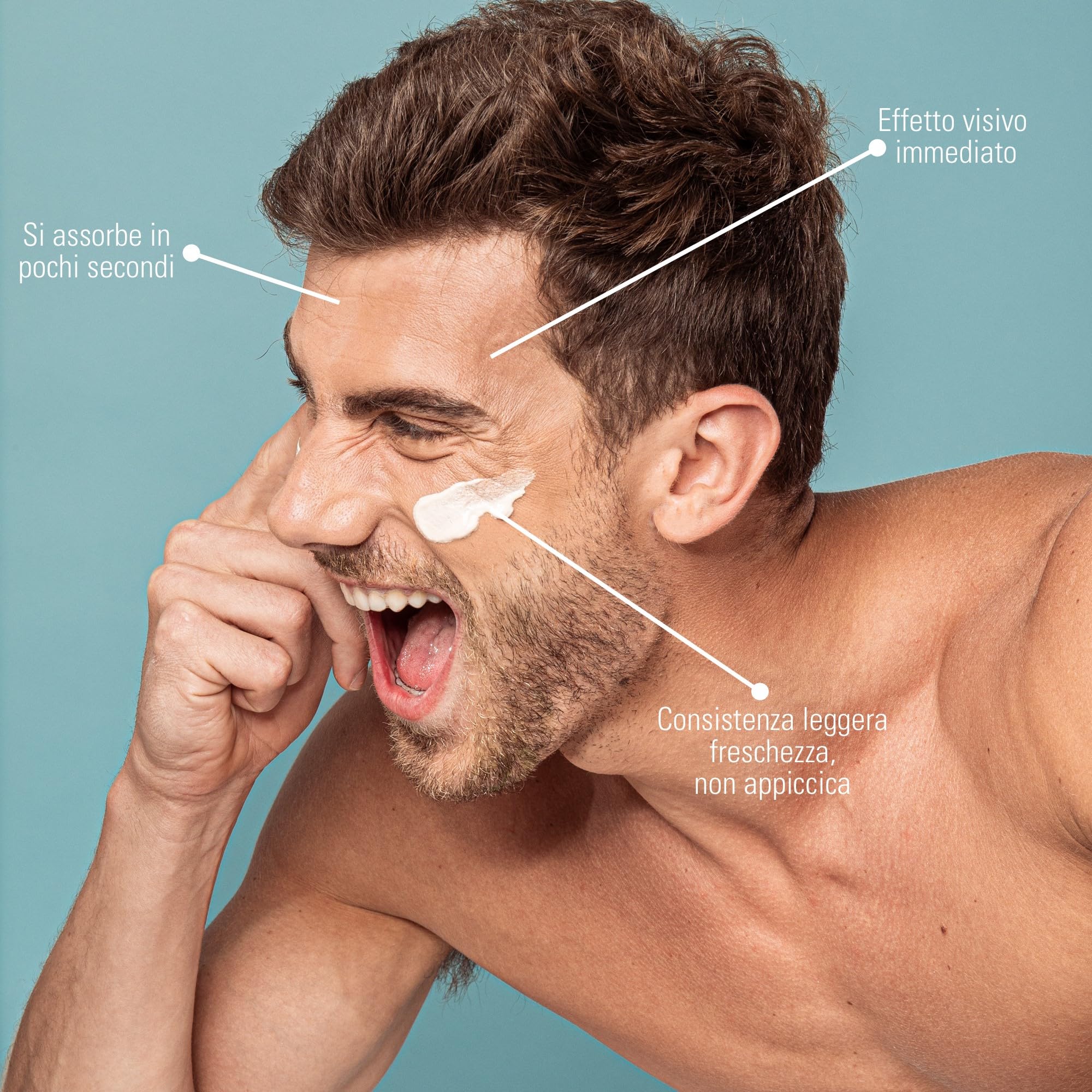 SIWON | Handsomefyer | Crema viso idratante per uomo tutto in uno con un buon effetto viso - 30ml | Crema leggerissima per la cura del viso maschile. Crema uomo viso antilucido. Creme viso uomo