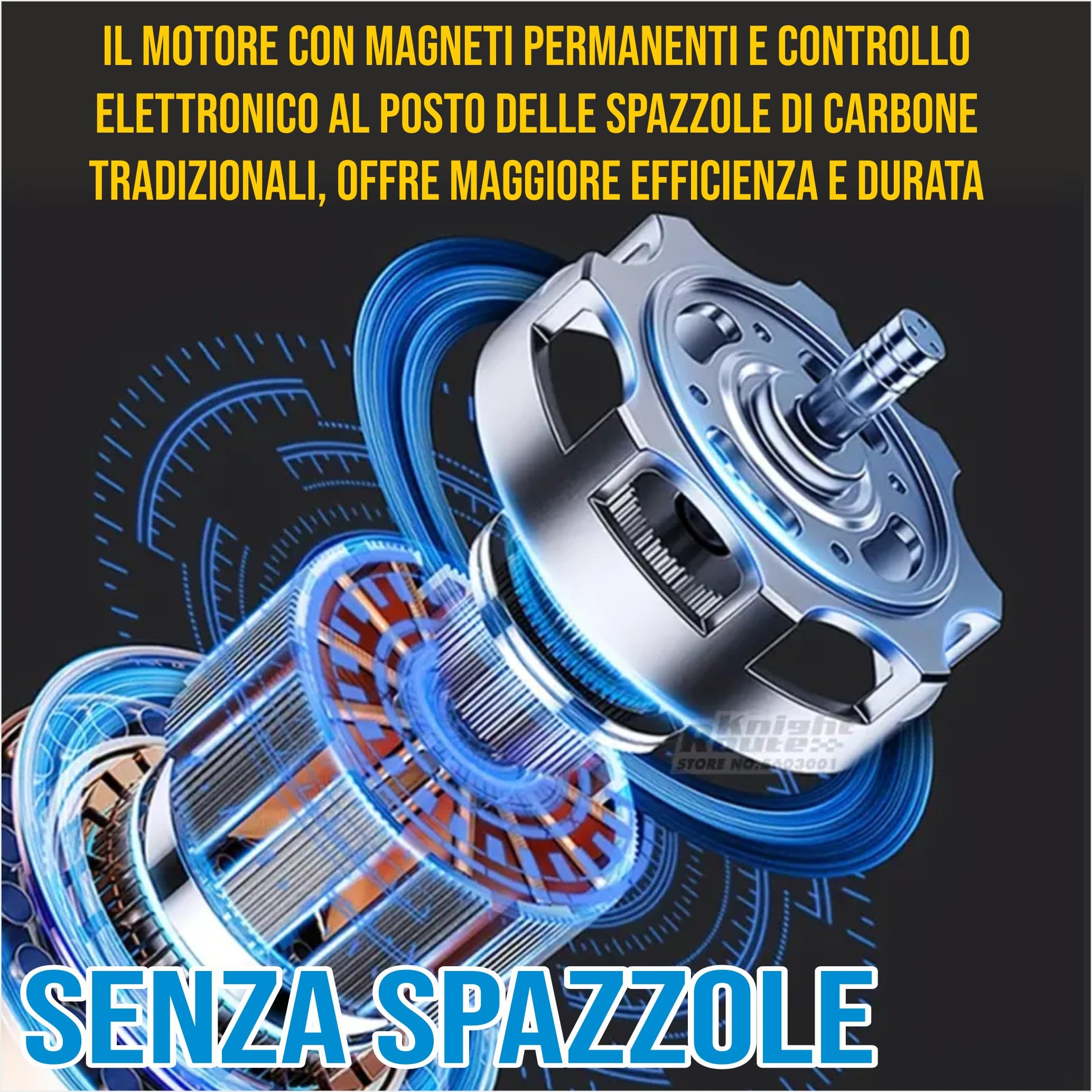 Meridiana Mini Motosega a Batteria senza fili per Potatura - 6 Pollici Motosega Elettrica Motore 21V con Oliatore Integrato, 2 Batterie 2000mAh, 2 Barre, 2 Catene e Cacciavite in Valigetta Rigida