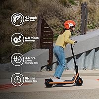 Vista 71 de Segway Ninebot eKickScooter - Electric Scooter for Kids 6-14, w/t Adjustable Handlebar Height (Only C2 Pro) for Riders up to 132 lbs, Includes New