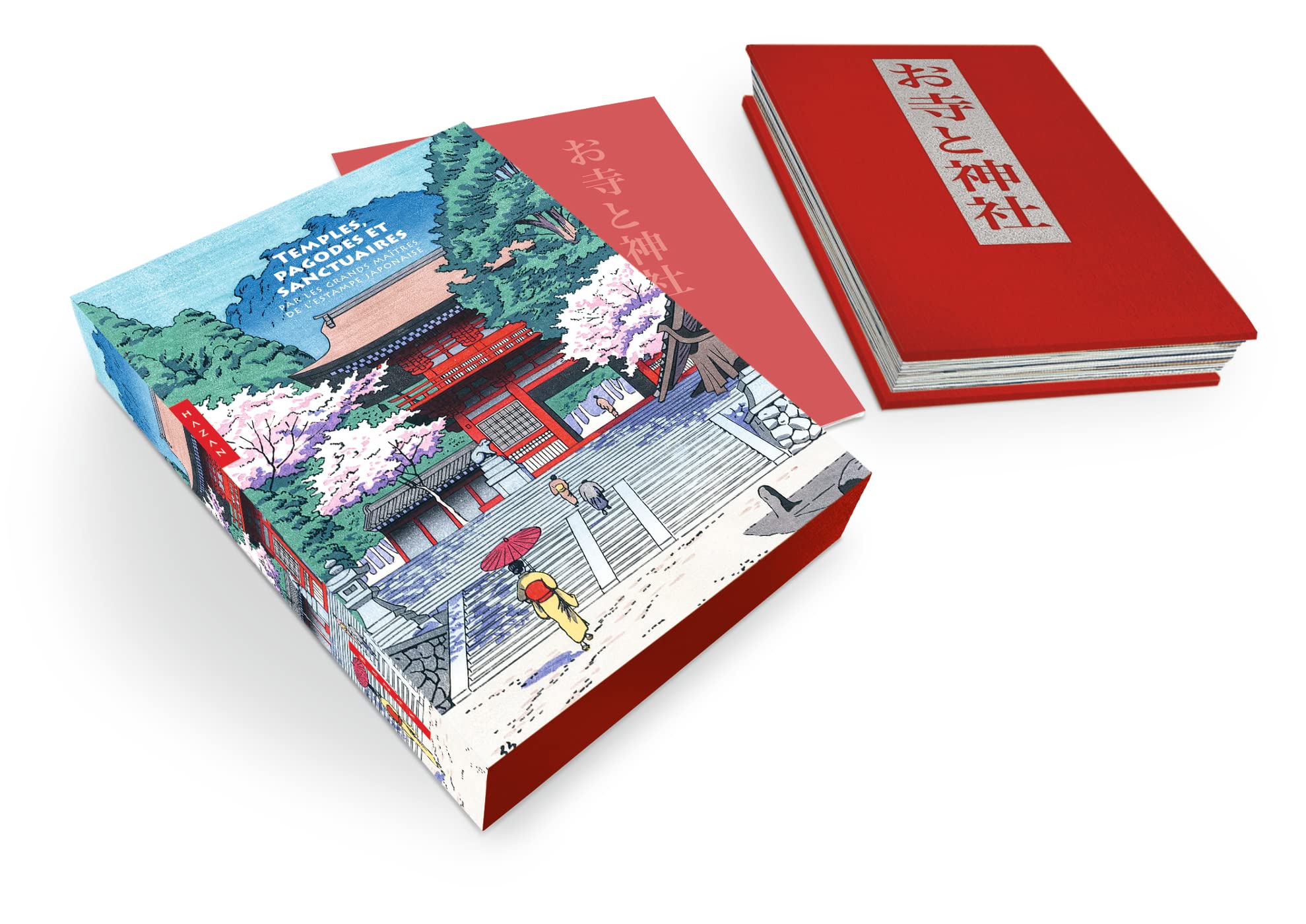 Temples, pagodes et sanctuaires par les grands maîtres de l'estampe japonaise (coffret)
