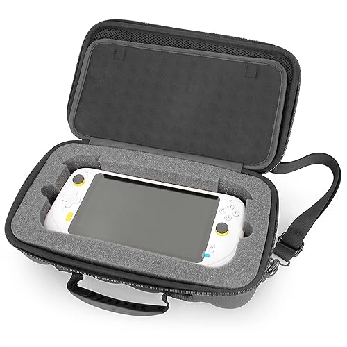 CASEMATIX Travel Case Compatible with Logitech G Cloud Gaming Handheld Console and Portable Handheld Gaming Accessories - Durable Exterior,