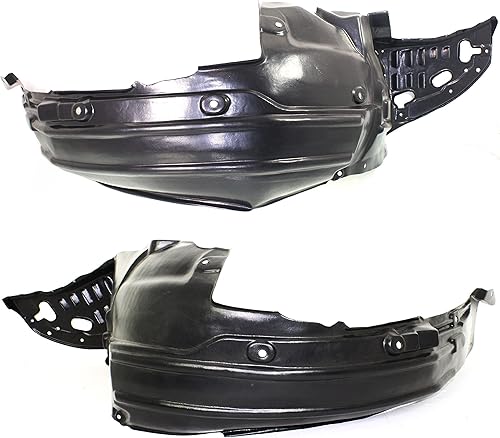 Miniatura 1 de Evan Fischer Juego de 2 protectores para guardabarros compatibles con Acura TL 2009-2011, tracción delantera del lado del conductor y del pasajero