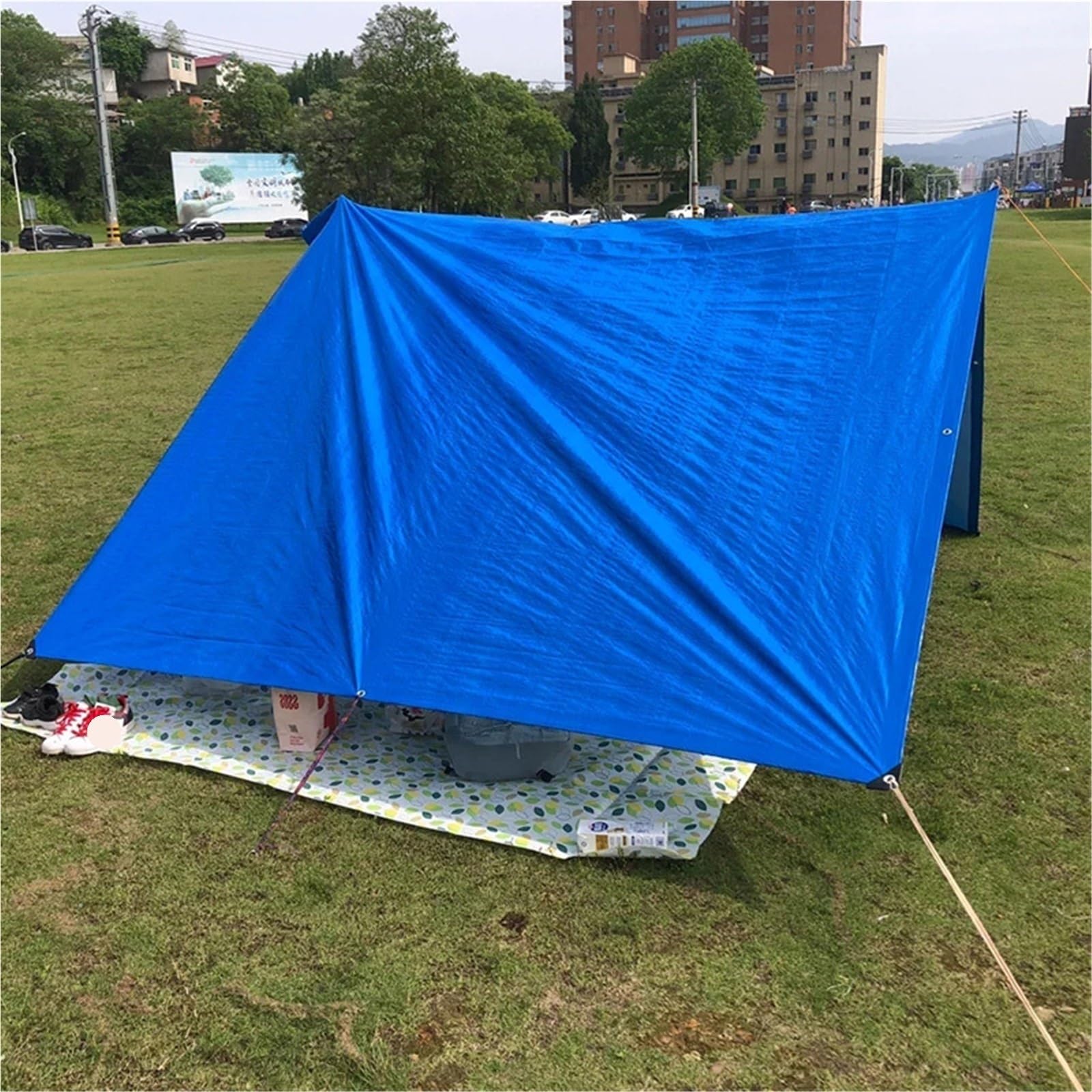Campingplane, Mehrfarbiger Regen-Fliegenplanen-Sonnenschutz in Mehreren Größen