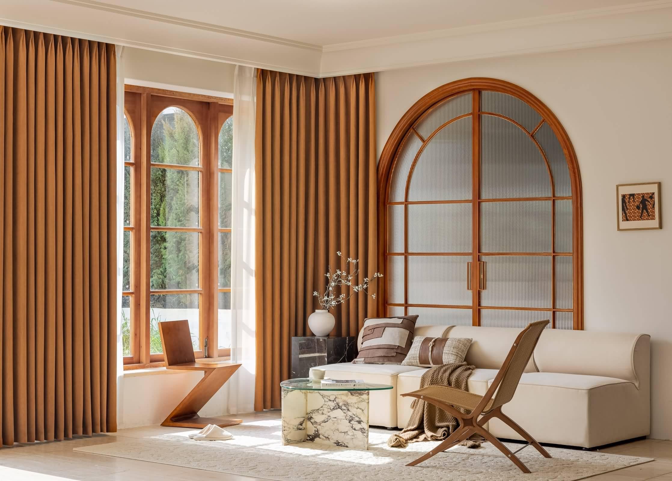 2 Cortinas Con Ojales, 140*245 Cm (ancho X Alto), Para Decoración