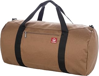 22" Center Zip Duffel-High-Density Canvas with Dirt & Water Resistant Coating, 37l Capacity