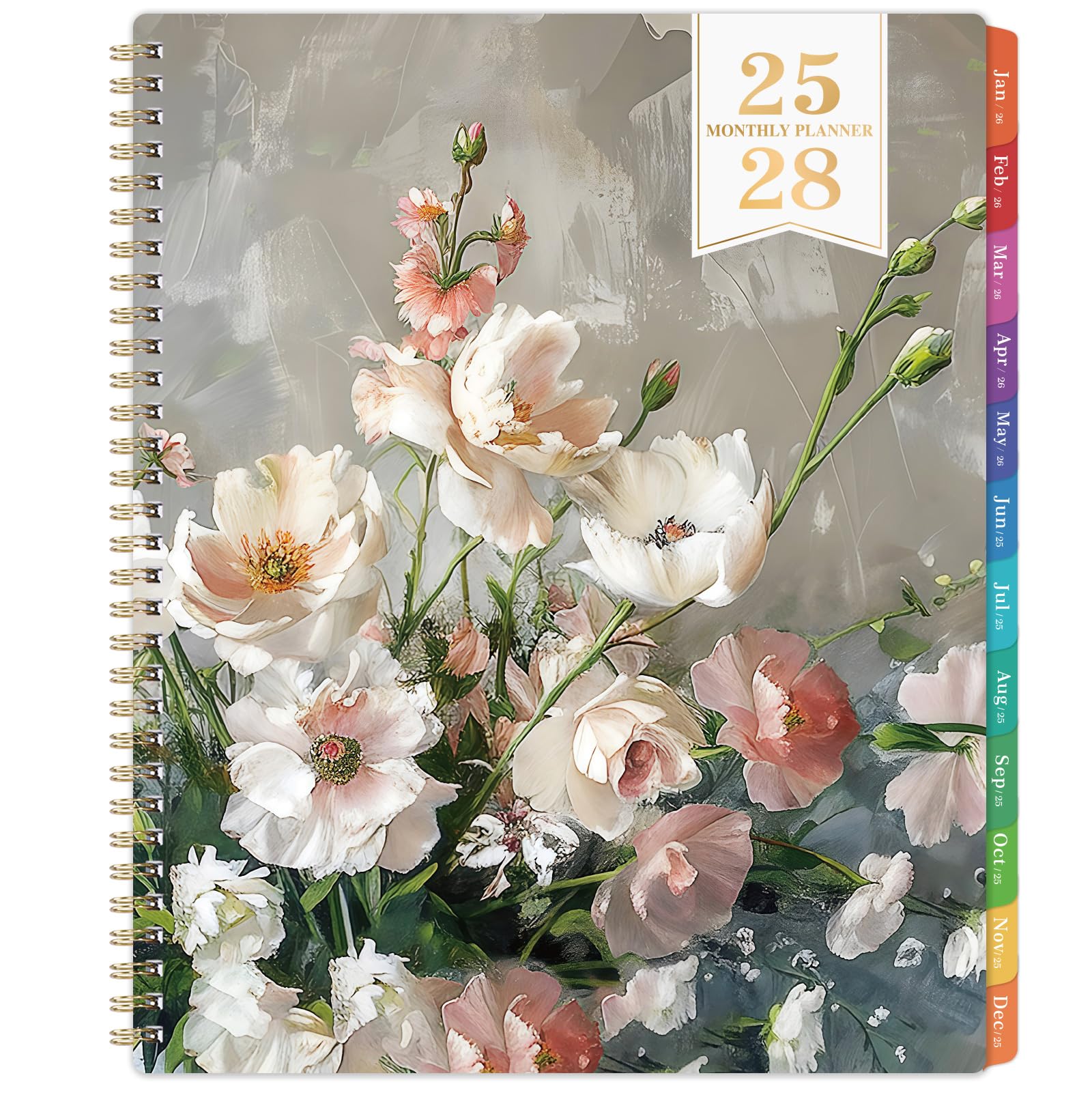 2025-2028 Monthly Planner - 3 Year Monthly Planner from July 2025 to June 2028, Calendar Planner with Colorful Tabs, Inner Pocket, 8.5'' x 11''