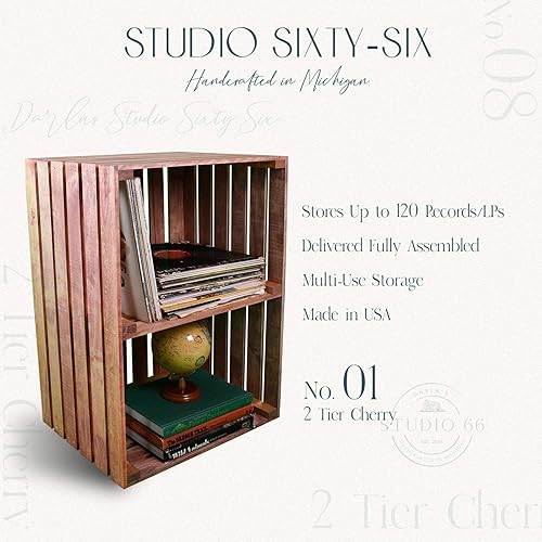 Miniatura 2 de Darla'Studio 66 Soporte giratorio teñido de cereza