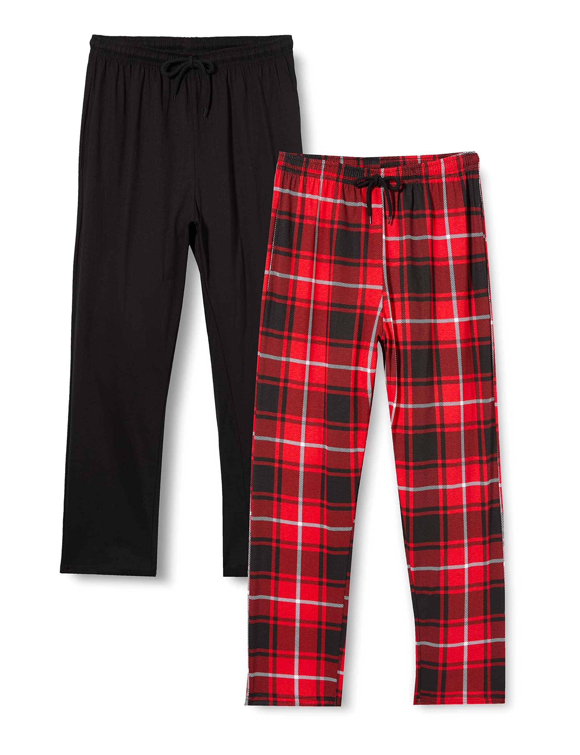 2 Pack Men's Pyjama Bottoms - Lightweight Men's Pyjama Bottoms, Loungewear and Sleepwear-image-8