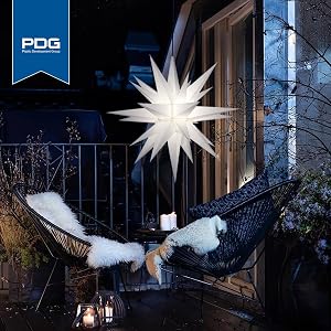 top star Christmas light decoration