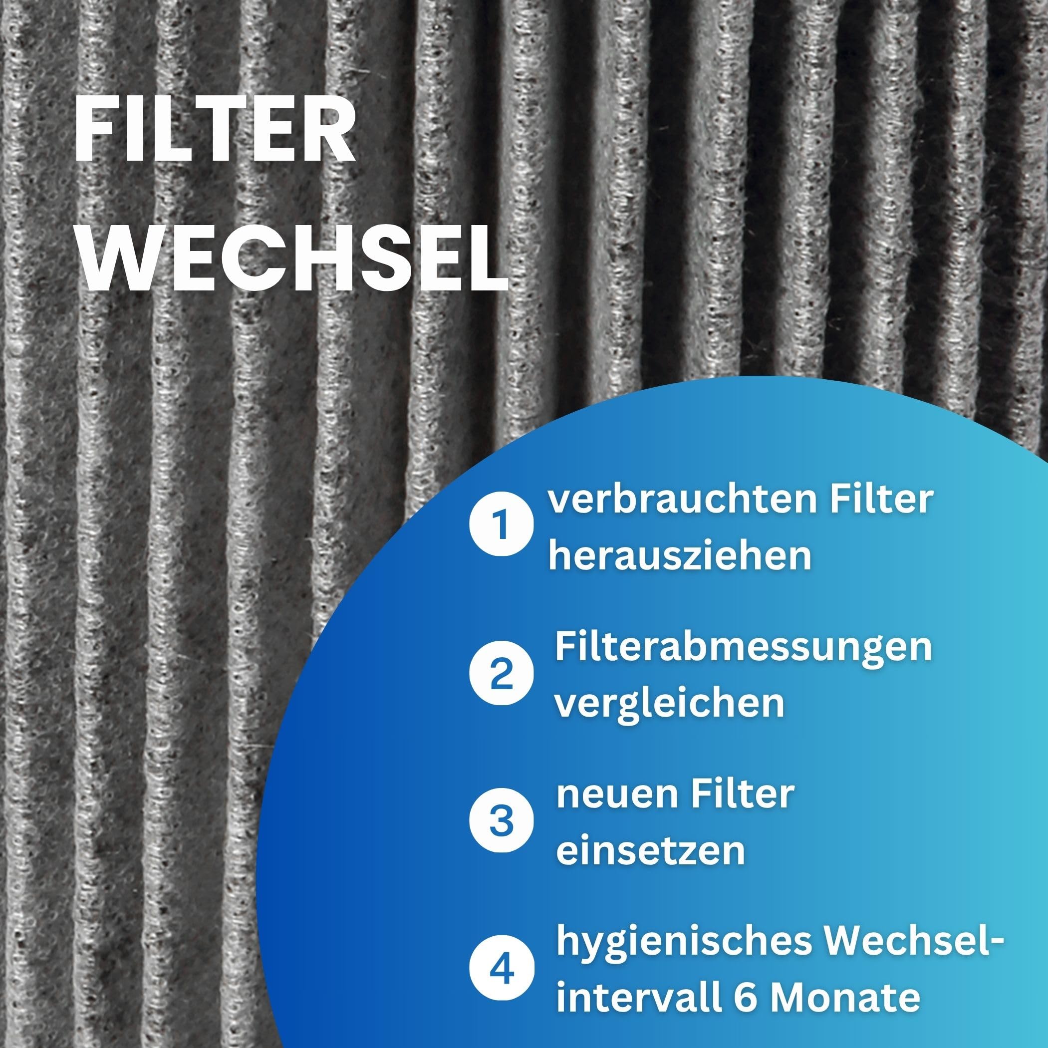 Ersatzfilter für Vaillant RecoVAIR 260, 360 Ersatzfilterset 2X G4, Ersetzt Filter Set G4/F7 360/260 /4, Luftfilter für KWL-Lüftungsanlage, Wohnungslüftung, 496 x 165 x 47 mm (G4)