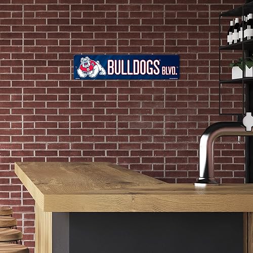 Vista 427 de Rico Industries Letrero de plástico de la NCAA de plástico de 4 x 16 pulgadas Alternativo