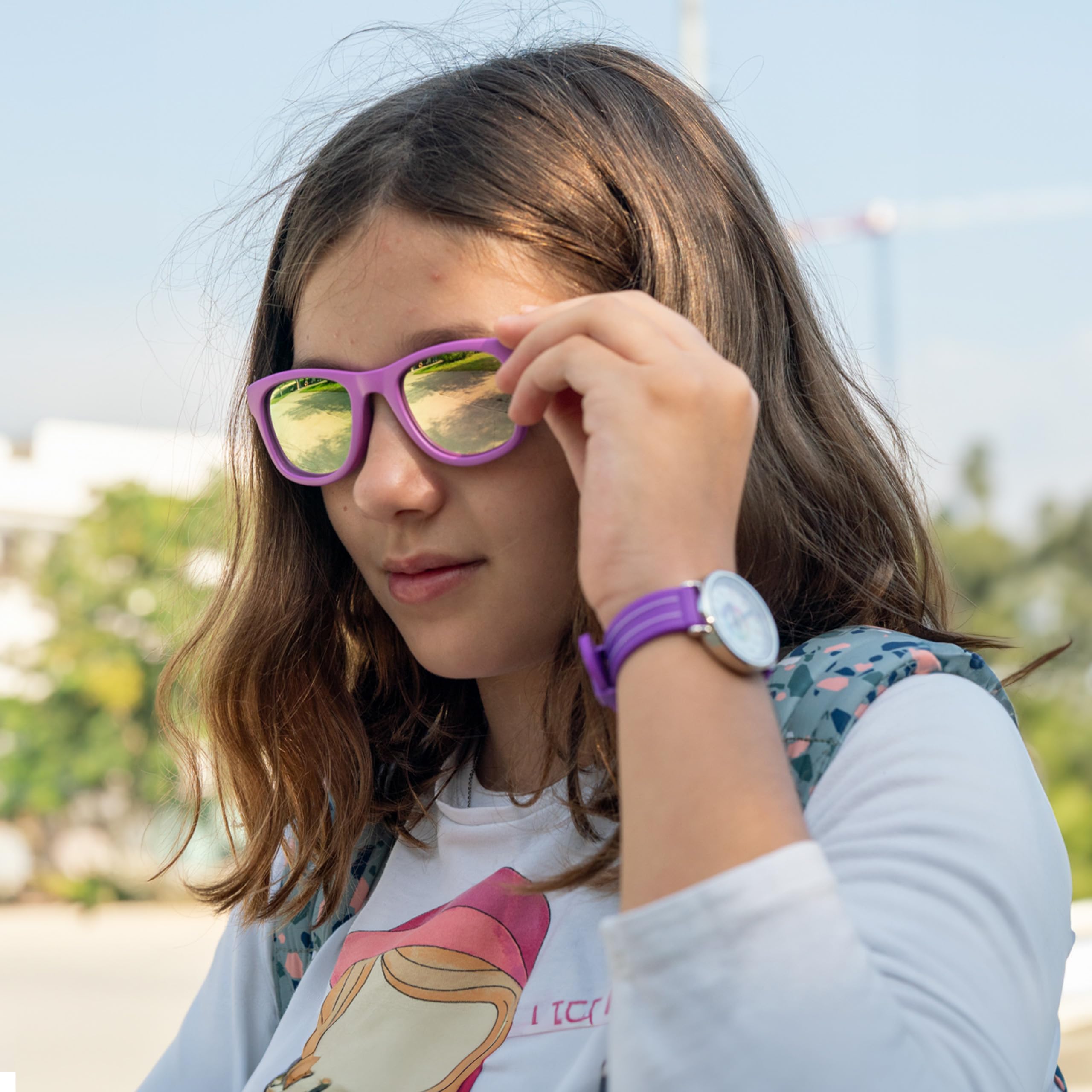 Kiddus Gafas de Sol UV400 Recicladas para Niños a partir de 10 Años