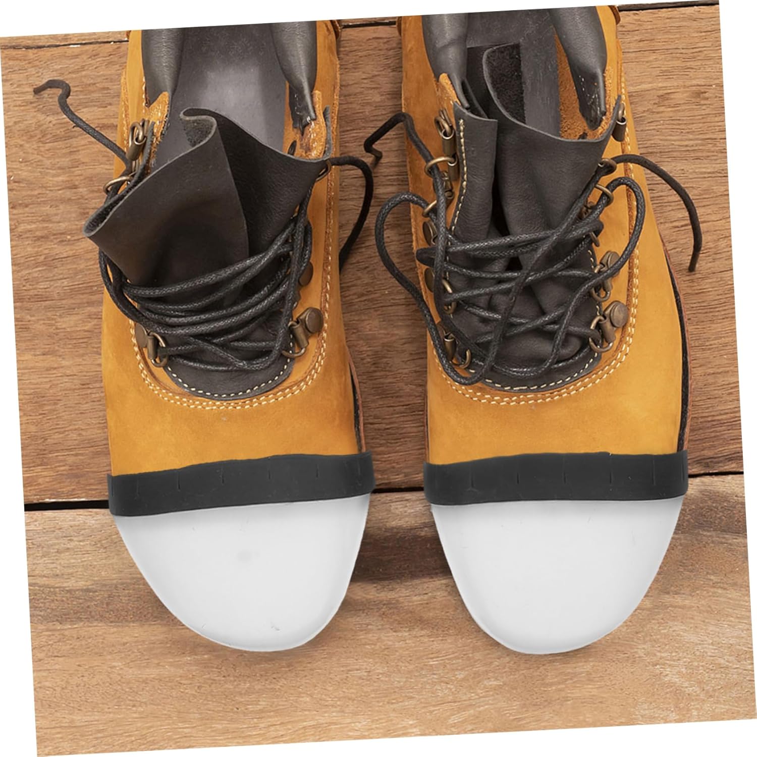 4pair Work Boot Toe Guards Inserts Boot Guards for Safety Footwear Impact Puncture Protection Comfortable