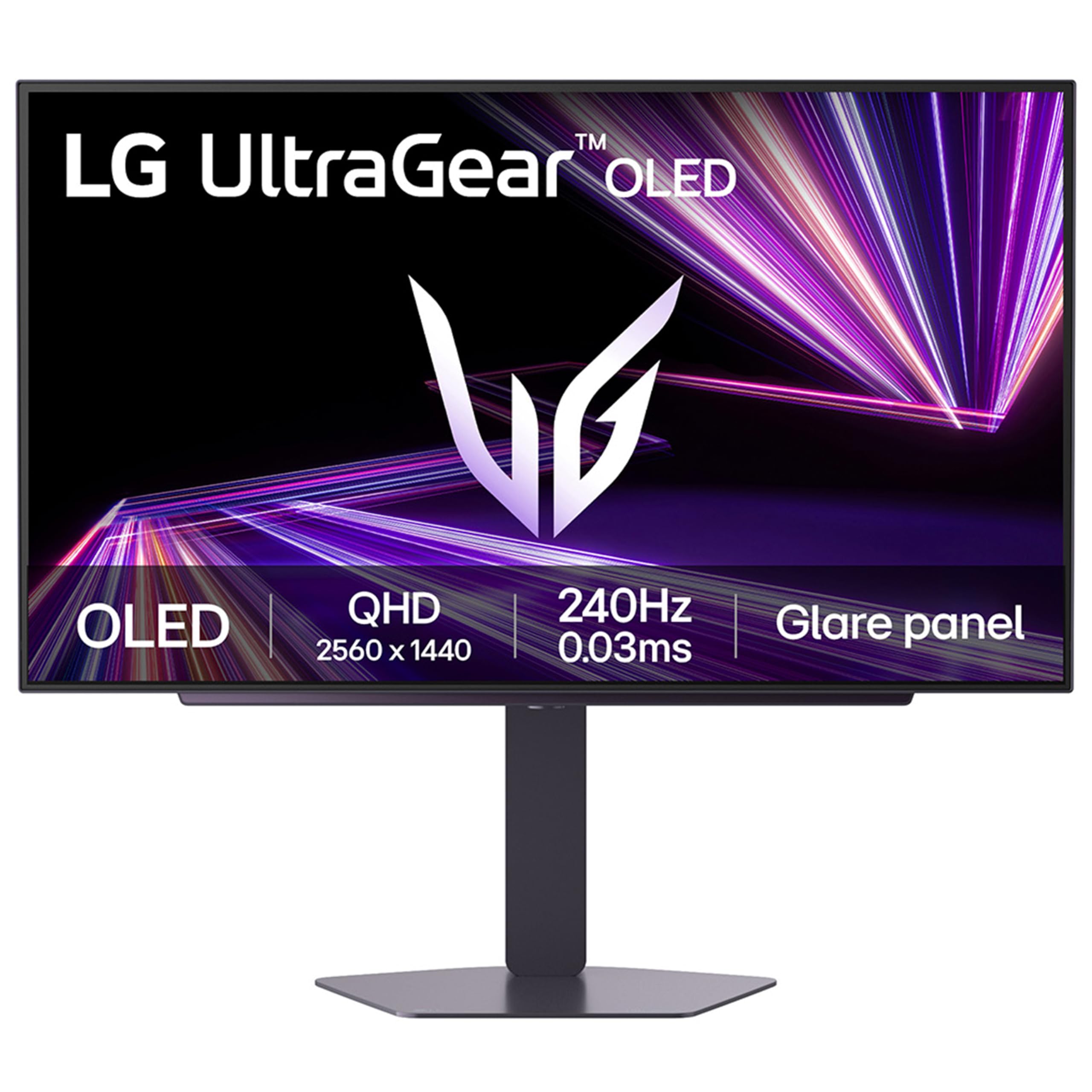LG UltraGear OLED GX7 Gaming Monitor 27GX790A – QHD 1440p WOLED 27 inch, 480Hz, 0.03ms, 275-1300nits, AMD FreeSync Premium Pro, ClearMR 21000, HDR 400, Delta E ≤ 2, DP 2.1, HDMI 2.1, Black