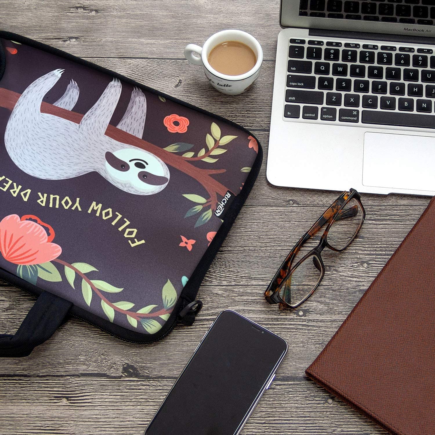 Housse De Transport En Néoprène Pour PC Portable 11" à 12,5" - Avec Poignée Et Double Zip - 8