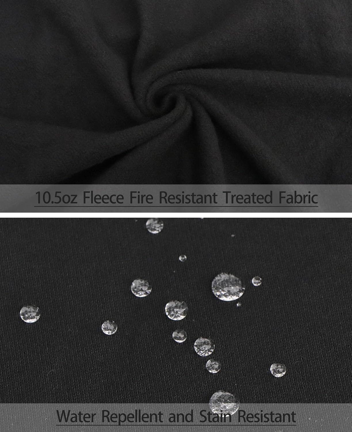 KONRECO FR Hoodies 10.5oz Cotton Fleece NFPA2112 CAT2 Flame Resistant Fire Retardant Sweatshirts