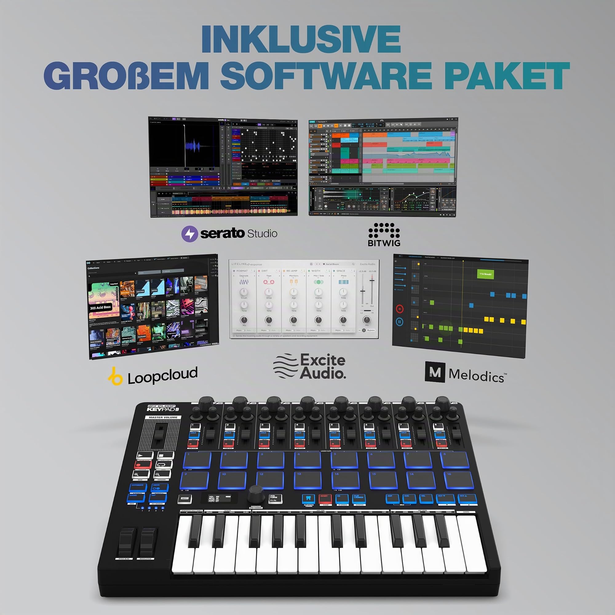 Reloop Keypad Pro - Kompakte All-in-one Workstation für Producer
