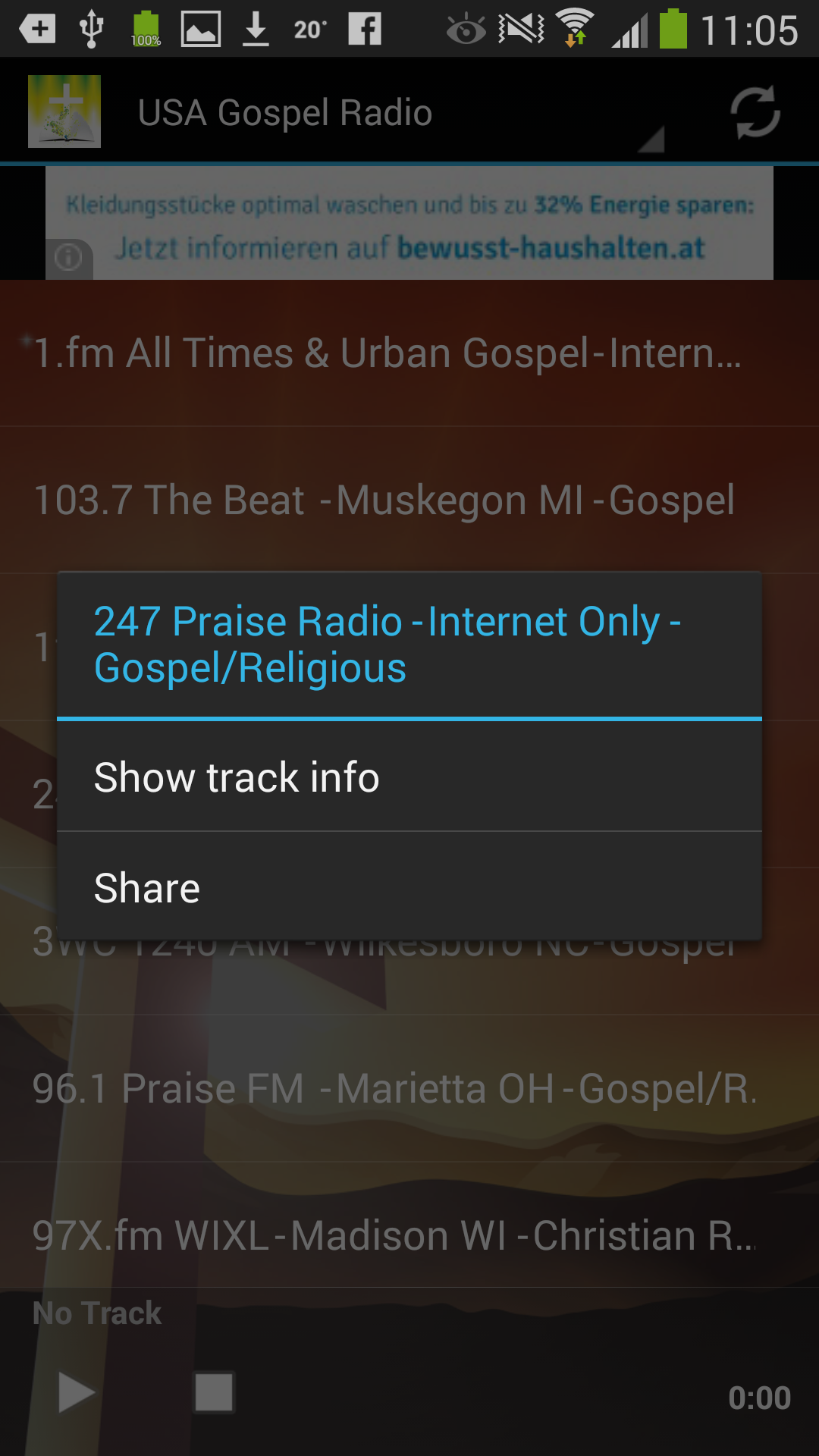 Gospel Radio Worldwide App on Amazon Appstore