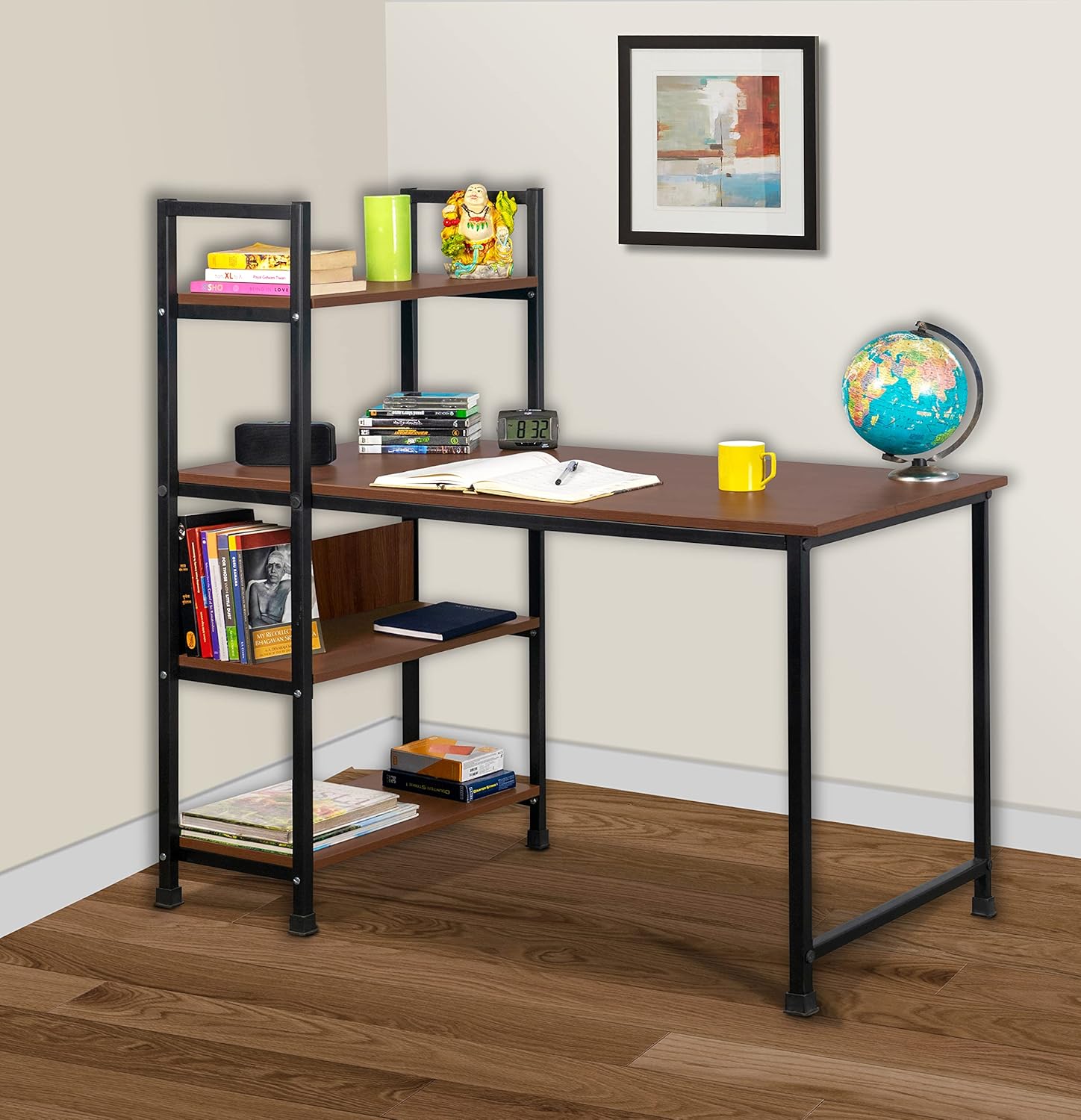 DELITE KOM Winner Engineered Wood Study Table (Free Standing, Finish ...