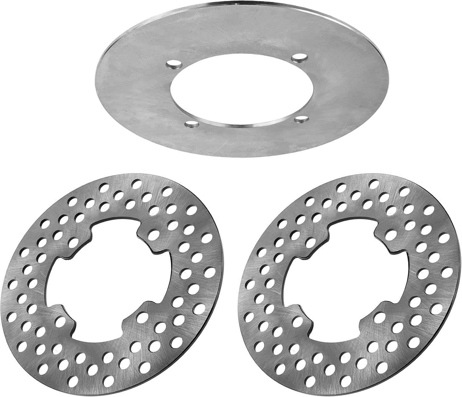 Caltric Front and Rear Brake Rotor Disc compatible with Yamaha Kodiak 450 YFM450F 2005-2006
