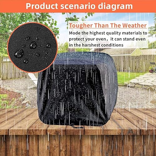 Miniatura 4 de Cover for Ninja Woodfire Outdoor Oven,Waterproof Pizza oven cover Compatible Woodfire Oven OO101 (OO100 series) Ninja Pizza Oven