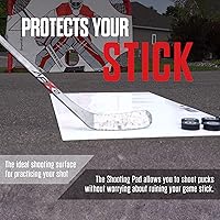 Vista 2 de Snipers Edge Hockey - Almohadilla de tiro de hockey - Simula hielo real, resistente, revestimiento a prueba de clima, portátil y conveniente