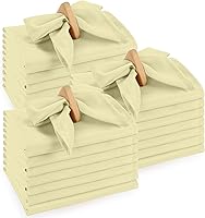 Vista 37 de Utopia Home Servilletas de tela blanca (paquete de 12, 17 x 17 pulgadas), servilletas de cena ideales para fiestas, bodas y almuerzos/cenas