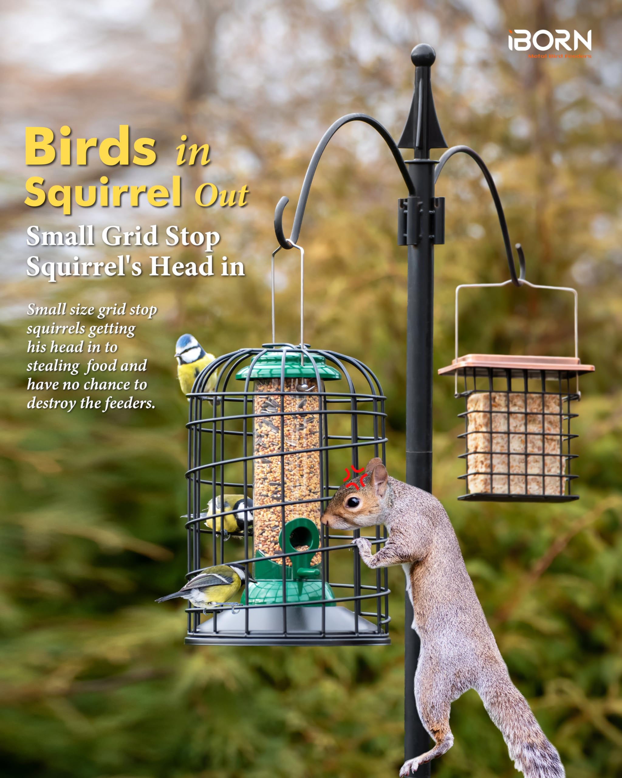WILDLIFE FRIEND Vogelvoederdispenser met steekstaaf