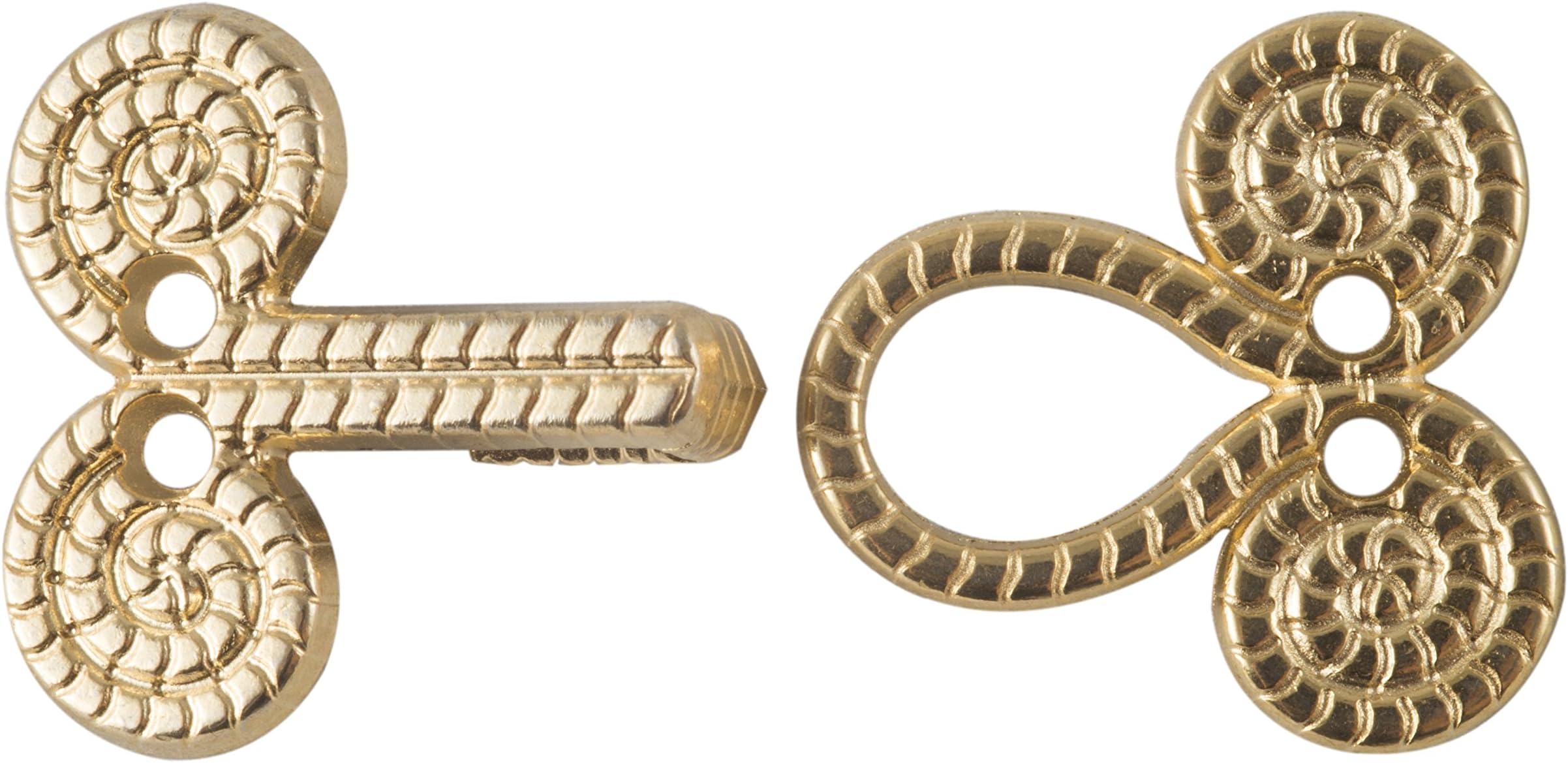 Gold Finish Rope Hook and Eye