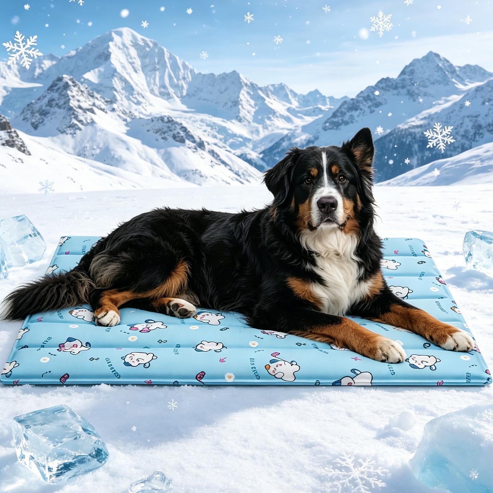 Tappetino Rinfrescante per Cani Cuscino in Gel Impermeabile Portatile | Tappetino Rinfrescante da Cane per Interni ed Esterni, , Caldo, Cuccioli, Gatti, Cuccia, Divano, Auto