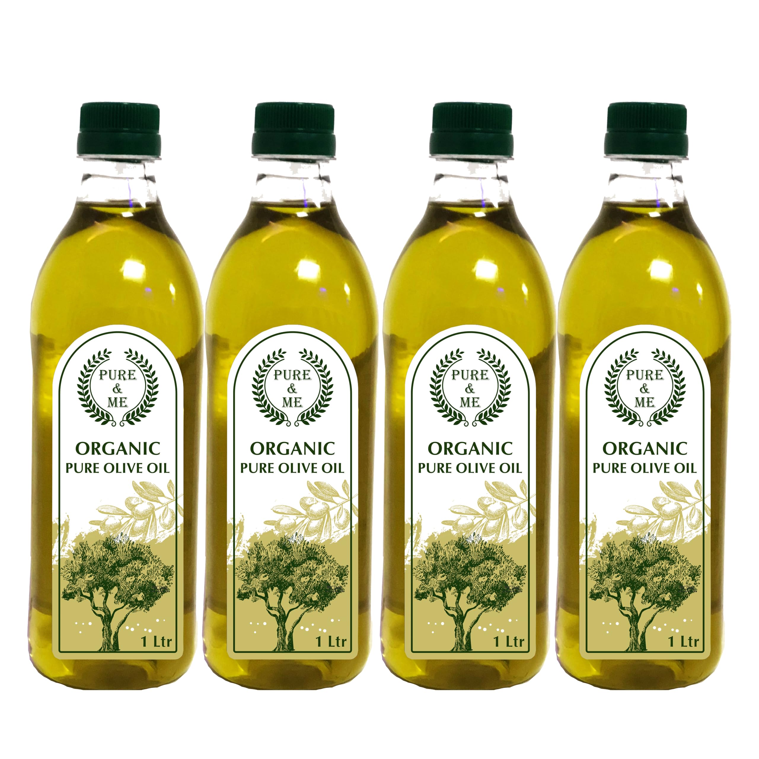 Pure & Me Pure Olive Oil- Ideal for All Indian Cooking- Suitable for Deep Frying - 1L Pack of 4 (B0CJ31N8V2) Amazon Price History, Amazon Price Tracker
