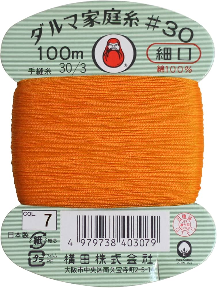 mako30本 Amazon.co.jp: 横田 ダルマ 家庭糸 手縫い糸 30番手 細口 col.7