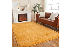 Cozy Orange Haven: Burnt Orange Area Rugs 8x10