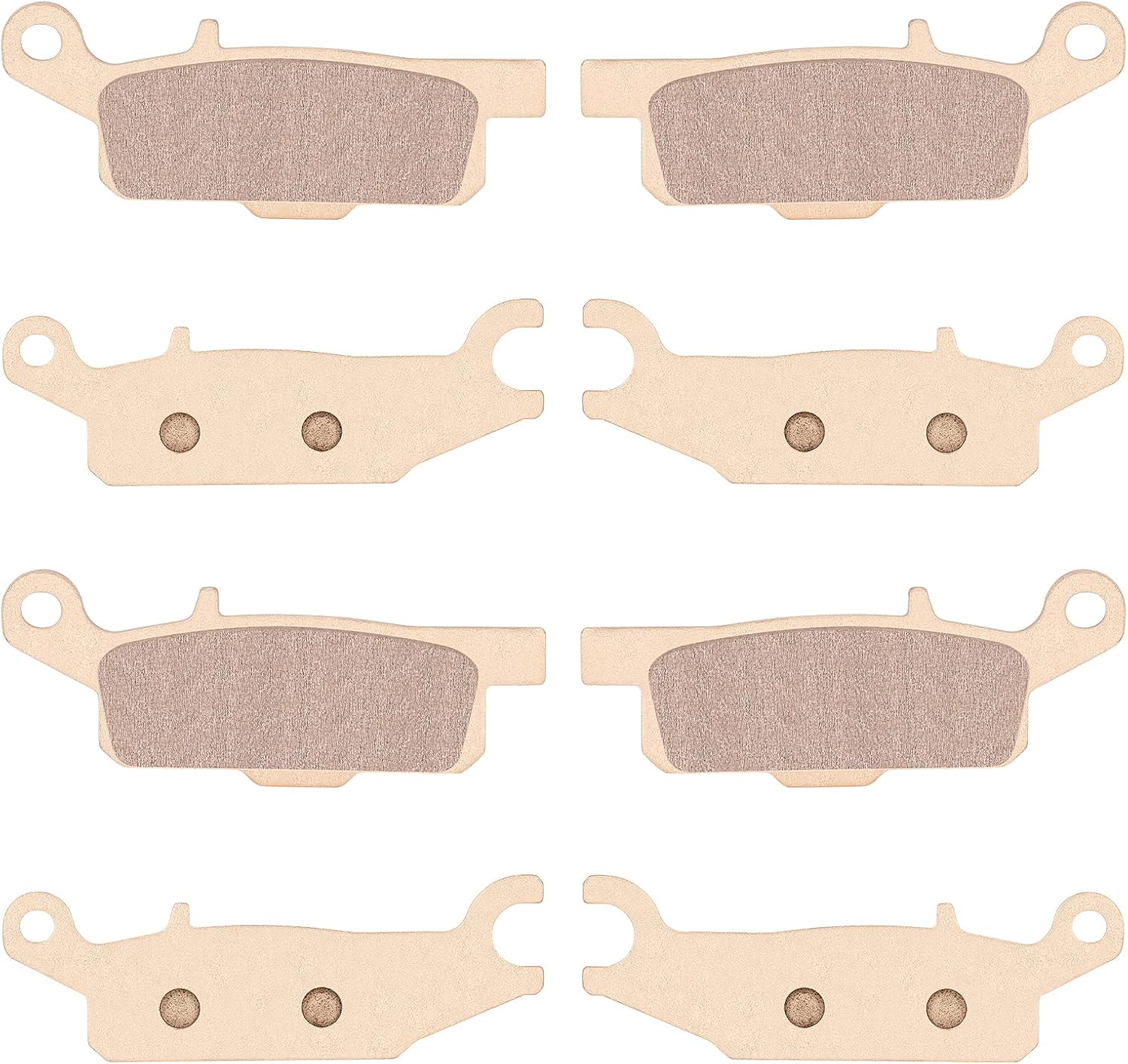 Youxmoto Sintered Brake Pads Fit For YAMAHA Grizzly 550 YFM550 2009-2014, Front Rear Brake Pads Fit For Yamaha Grizzly 700 YFM700 2007-2015, Replace for 3B4-W0045-00-00, 3B4-W0045-10-00