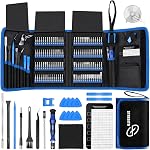 STREBITO Electronics Precision Screwdriver Sets 142-Piece with 120 Bits Magnetic Repair Tool Kit for iPhone, MacBook, Computer, Laptop, PC, Tablet, PS4, Xbox, Nintendo, Game Console
