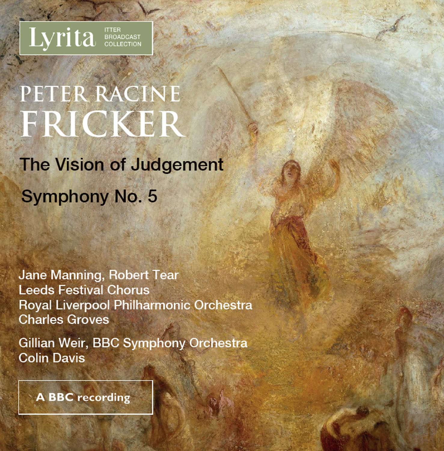 Peter Racine Fricker - The Vision of Judgement Symphony No. 5 NEW SEALED CD