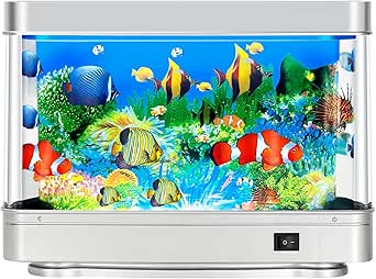 7CDXD Fake Fish Tank,Artificial Aquarium Decorations,Fake Aquarium ...